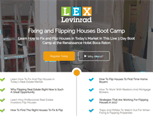 Tablet Screenshot of fixingandflippinghouses.com